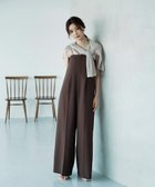 【プロポーション ボディドレッシング/PROPORTION BODY DRESSING】のウォッシャブル 2wayベアオールインワン 人気、トレンドファッション・服の通販 founy(ファニー) ファッション Fashion レディースファッション Fashion for Women ワンピース Dresses オールインワン・ワンピース Dresses and Jumpsuits おすすめ Recommended / Our Picks ウォッシャブル Machine Washable シアー Sheer, See-Through パターン Pattern, Design Print ルーズ Loose, Oversized thumbnail ブラウン|ID: prp329100004830971 ipo3291000000035169910