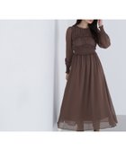 【ナチュラル ビューティー ベーシック/NATURAL BEAUTY BASIC】のフリルシャーリング楊柳ワンピース 人気、トレンドファッション・服の通販 founy(ファニー) ファッション Fashion レディースファッション Fashion for Women ワンピース Dresses おすすめ Recommended / Our Picks シャーリング Shirring, Ruched フィット Fit, Slim Fit フリル Frill, Ruffle リラックス Relax, Relaxed Fit エレガント 上品 Elegant thumbnail ブラウン|ID: prp329100004830972 ipo3291000000035169918