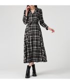 【ミッシュマッシュ/MISCH MASCH】のMM547415 テーラー襟配色ワンピース 人気、トレンドファッション・服の通販 founy(ファニー) ファッション Fashion レディースファッション Fashion for Women ワンピース Dresses クラシカル Classical, Vintage-Inspired シャーリング Shirring, Ruched ロング Long, Long-Length thumbnail ブラック|ID: prp329100004830974 ipo3291000000035169971