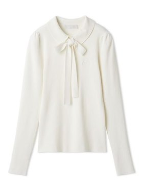 【セルフォード/CELFORD】のボウタイリボン衿付きニットプルオーバー 人気、トレンドファッション・服の通販 founy(ファニー) ファッション Fashion レディースファッション Fashion for Women トップス・カットソー Cut & Sew Tops ニット Knit Tops & Sweaters カジュアルプルオーバー・ニットトップス Pullovers & Knit Tops / Casual Pullovers おすすめ Recommended / Our Picks ウェーブ Wavy Pattern ストレート Straight, Straight Cut スマート Smart, Elegant パターン Pattern, Design Print リボン Ribbon, Bow ワンポイント One Point, Statement Accent 定番 Standard, Basic Item |ID:prp329100004830976