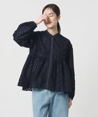 【ユナイテッドアローズ/UNITED ARROWS】のラメ ドットジャガード ブラウス 人気、トレンドファッション・服の通販 founy(ファニー) ファッション Fashion レディースファッション Fashion for Women トップス・カットソー Cut & Sew Tops シャツ・ブラウス・オフィスカジュアル Elegant Blouses & Button-Ups タイトスカート Pencil Skirt, Tight Skirt ドット Polka Dot, Dot Pattern ペプラム Peplum, Flared Hem ワイド Wide, Wide Fit 無地 Plain, Solid Color thumbnail NAVY|ID: prp329100004830982 ipo3291000000035170129