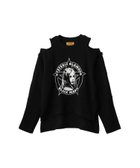【ヒステリックグラマー/HYSTERIC GLAMOUR】のBLACK MAGIC WOMAN プルオーバーシャツ 人気、トレンドファッション・服の通販 founy(ファニー) ファッション Fashion レディースファッション Fashion for Women トップス・カットソー Cut & Sew Tops シャツ・ブラウス・オフィスカジュアル Elegant Blouses & Button-Ups カジュアルプルオーバー・ニットトップス Pullovers & Knit Tops / Casual Pullovers カットオフ Cut-Off Design フロント Front, Front Design プリント Print, Printed Pattern ラバー Rubber, Rubber Sole thumbnail ブラック|ID: prp329100004830984 ipo3291000000035170185