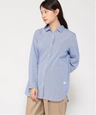 【クロコダイル/CROCODILE】のギンガムチェック柄 シャツ チュニック 人気、トレンドファッション・服の通販 founy(ファニー) ファッション Fashion レディースファッション Fashion for Women トップス・カットソー Cut & Sew Tops シャツ・ブラウス・オフィスカジュアル Elegant Blouses & Button-Ups ギンガム Gingham, Gingham Fabric タンク Tank Top, Sleeveless Top チェック Check, Plaid, Tartan チュニック Tunic, Long Top thumbnail ブルー|ID: prp329100004830988 ipo3291000000035170332