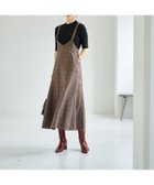 【スタイルデリ/STYLE DELI】の【LUXE】へリンボーンマーメイドジャンバースカート 人気、トレンドファッション・服の通販 founy(ファニー) ファッション Fashion レディースファッション Fashion for Women スカート Skirts チェック Check, Plaid, Tartan フェミニン Feminine, Girly フォルム Silhouette, Form マーメイド Mermaid, Fishtail Silhouette 冬 Winter / This Winter thumbnail ブラウンミックス|ID: prp329100004830989 ipo3291000000035170368