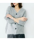 【アンタイトル/UNTITLED】の【ゆったり/モヘヤニット】アルパカ混シャギー カーディガン グレー|ID: prp329100004830990 ipo3291000000035170415