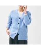 【アンタイトル/UNTITLED】の【ゆったり/モヘヤニット】アルパカ混シャギー カーディガン ブルー|ID: prp329100004830990 ipo3291000000035246905