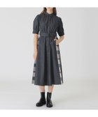 【ブルーレーベル クレストブリッジ/BLUE LABEL CRESTBRIDGE】のデニムライクパーシャルチェックドレス 人気、トレンドファッション・服の通販 founy(ファニー) ファッション Fashion レディースファッション Fashion for Women ワンピース Dresses フォーマル・パーティードレス・結婚式用ドレス Elegant & Casual Dresses ドレス Dress, One-Piece フィット Fit, Slim Fit フレア Flare, Flared エレガント 上品 Elegant thumbnail ネイビー|ID: prp329100004830992 ipo3291000000035170500