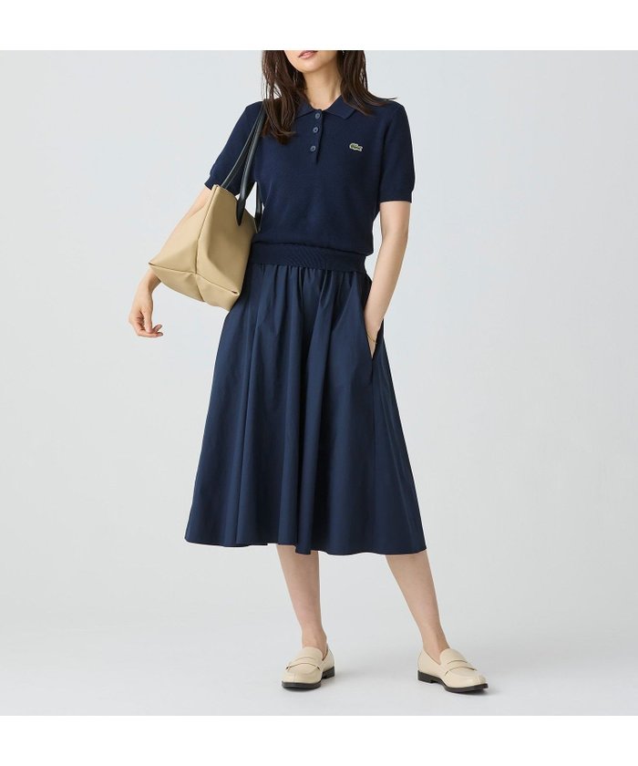 【ラコステ/LACOSTE】の異素材切り替え コンビネーションマテリアルポロドレス フレア ポロワンピース インテリア・キッズ・メンズ・レディースファッション・服の通販 founy(ファニー) https://founy.com/ ファッション Fashion レディースファッション Fashion for Women ワンピース Dresses フォーマル・パーティードレス・結婚式用ドレス Elegant & Casual Dresses エレガント 上品 Elegant クラシカル Classical, Vintage-Inspired コンビ Combo, Combination Style スポーティ Sporty, Casual Athletic ドレス Dress, One-Piece フェミニン Feminine, Girly フレア Flare, Flared ポロシャツ Polo Shirt, Collared Tee |ID: prp329100004830994 ipo3291000000035170530