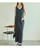 【メゾンスペシャル/MAISON SPECIAL】の2WAYデニムワンピース 人気、トレンドファッション・服の通販 founy(ファニー) ファッション Fashion レディースファッション Fashion for Women ワンピース Dresses キャミワンピース Cami Dress, Slip Dress シェイプ Shape, Slim Fit スリット Slit, Slit Detail センター Center, Center Line デニム Denim, Jeans Material マキシ Maxi, Full Length thumbnail BLK|ID: prp329100004830998 ipo3291000000035170638