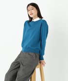 【ヒューマンウーマン/HUMAN WOMAN】のウールコットンシャツカラーニット 人気、トレンドファッション・服の通販 founy(ファニー) ファッション Fashion レディースファッション Fashion for Women トップス・カットソー Cut & Sew Tops ニット Knit Tops & Sweaters シャツ・ブラウス・オフィスカジュアル Elegant Blouses & Button-Ups おすすめ Recommended / Our Picks オックス Oxford Fabric シンプル Simple, Minimal スタンダード Standard, Basic エレガント 上品 Elegant thumbnail グリーン|ID: prp329100004830999 ipo3291000000035170672