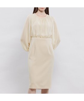 【エポカ/EPOCA】のコンパクトダブルクロス シフォンコンビドレス 人気、トレンドファッション・服の通販 founy(ファニー) ファッション Fashion レディースファッション Fashion for Women ワンピース Dresses フォーマル・パーティードレス・結婚式用ドレス Elegant & Casual Dresses おすすめ Recommended / Our Picks エレガント 上品 Elegant コンビ Combo, Combination Style シアー Sheer, See-Through シフォン Chiffon, Lightweight Fabric ジャケット Jacket, Outerwear ストレッチ Stretch, Stretchy Fabric ツイード／ツィード Choker, Choker Necklace ドレス Dress, One-Piece ドレープ Drape, Draping Fabric 冬 Winter / This Winter 春 Spring 秋 Autumn |ID:prp329100004831001