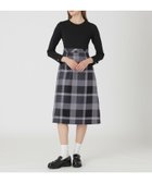 【ブルーレーベル クレストブリッジ/BLUE LABEL CRESTBRIDGE】のクレストブリッジチェッククロッシングビエラドッキングドレス グレー|ID: prp329100004831005 ipo3291000000035170755