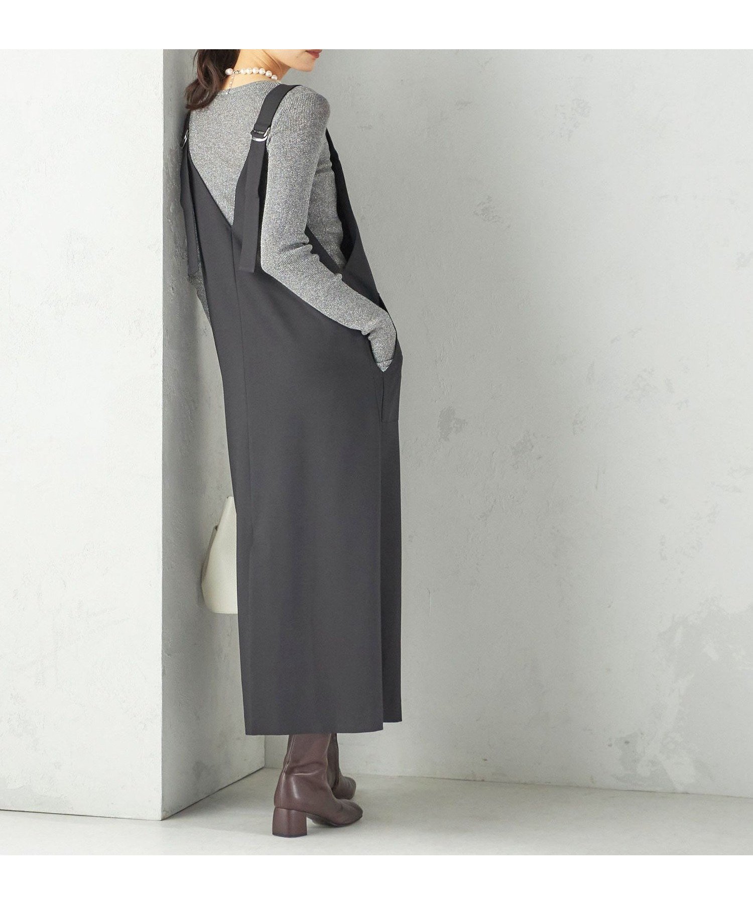 【シップス フォー ウィメン/SHIPS】の手洗い可能 フロント ジップ ジャンパー スカート インテリア・キッズ・メンズ・レディースファッション・服の通販 founy(ファニー) 　ファッション　Fashion　レディースファッション　Fashion for Women　スカート　Skirts　カットソー　Cut and Sewn Top　ジップ　Zip, Zipper　フロント　Front, Front Design　ポケット　Pocket, Pocket Detail　ロング　Long, Long-Length　2025年　2025　2025-2026秋冬・A/W　Autumn/Winter 2025–26 AW25–26　ブラック|ID: prp329100004831008 ipo3291000000035170837