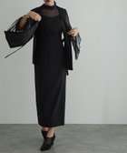 【プールヴー/PourVous】の【低身長用サイズあり】スリットスリーブジレ付きワンピース 人気、トレンドファッション・服の通販 founy(ファニー) ファッション Fashion レディースファッション Fashion for Women アウター Coat / Outerwear Collection シフォン Chiffon, Lightweight Fabric スリット Slit, Slit Detail スリーブ Sleeve, Long Sleeve / Short Sleeve おすすめ Recommended / Our Picks セレモニー Ceremony 結婚式 Wedding 二次会 After Party thumbnail ブラック|ID: prp329100004831022 ipo3291000000035171026