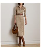 【ラルフローレン/RALPH LAUREN】のジオプリント サテン シャルムーズ シャツドレス 999マルチカラー|ID: prp329100004831025 ipo3291000000035171109