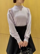 【スナイデル/SNIDEL】のコールドショルダープルオーバー 人気、トレンドファッション・服の通販 founy(ファニー) ファッション Fashion レディースファッション Fashion for Women トップス・カットソー Cut & Sew Tops カジュアルプルオーバー・ニットトップス Pullovers & Knit Tops / Casual Pullovers 今季 This Season, Current Season ショルダー Shoulder, Shoulder Strap シンプル Simple, Minimal ストレート Straight, Straight Cut スマート Smart, Elegant 定番 Standard, Basic Item 人気 Popular, Best Seller フェイス Face, Facial Design フレア Flare, Flared ボトム Bottoms, Lower Wear ラベンダー Lavender おすすめ Recommended / Our Picks エレガント 上品 Elegant thumbnail LAV[071]|ID: prp329100004831030 ipo3291000000035171170