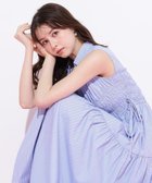 【ジルバイジルスチュアート/JILL by JILLSTUART】のウエストシャーリングストライプシャツワンピース 人気、トレンドファッション・服の通販 founy(ファニー) ファッション Fashion レディースファッション Fashion for Women ワンピース Dresses シャツワンピース / 1枚で着映えコーデ Shirt Dresses おすすめ Recommended / Our Picks コルセット Corset, Bustier シャーリング Shirring, Ruched ジャケット Jacket, Outerwear ストライプ Stripe, Striped Pattern スマート Smart, Elegant トレンド Trend, Trending Now リボン Ribbon, Bow 夏 Summer 春 Spring thumbnail ブルー|ID: prp329100004831035 ipo3291000000035171327