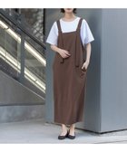 【ミューニック/Munich】のストレッチドビージャンパースカート 人気、トレンドファッション・服の通販 founy(ファニー) ファッション Fashion レディースファッション Fashion for Women スカート Skirts 秋 Autumn 吸水 Absorbent, Quick-Dry サンダル Sandals, Summer Shoes シンプル Simple, Minimal ストレッチ Stretch, Stretchy Fabric ストレート Straight, Straight Cut ビンテージ Vintage, Retro Style ベーシック Basic, Essential 無地 Plain, Solid Color 夏 Summer thumbnail brn|ID: prp329100004831037 ipo3291000000035171333