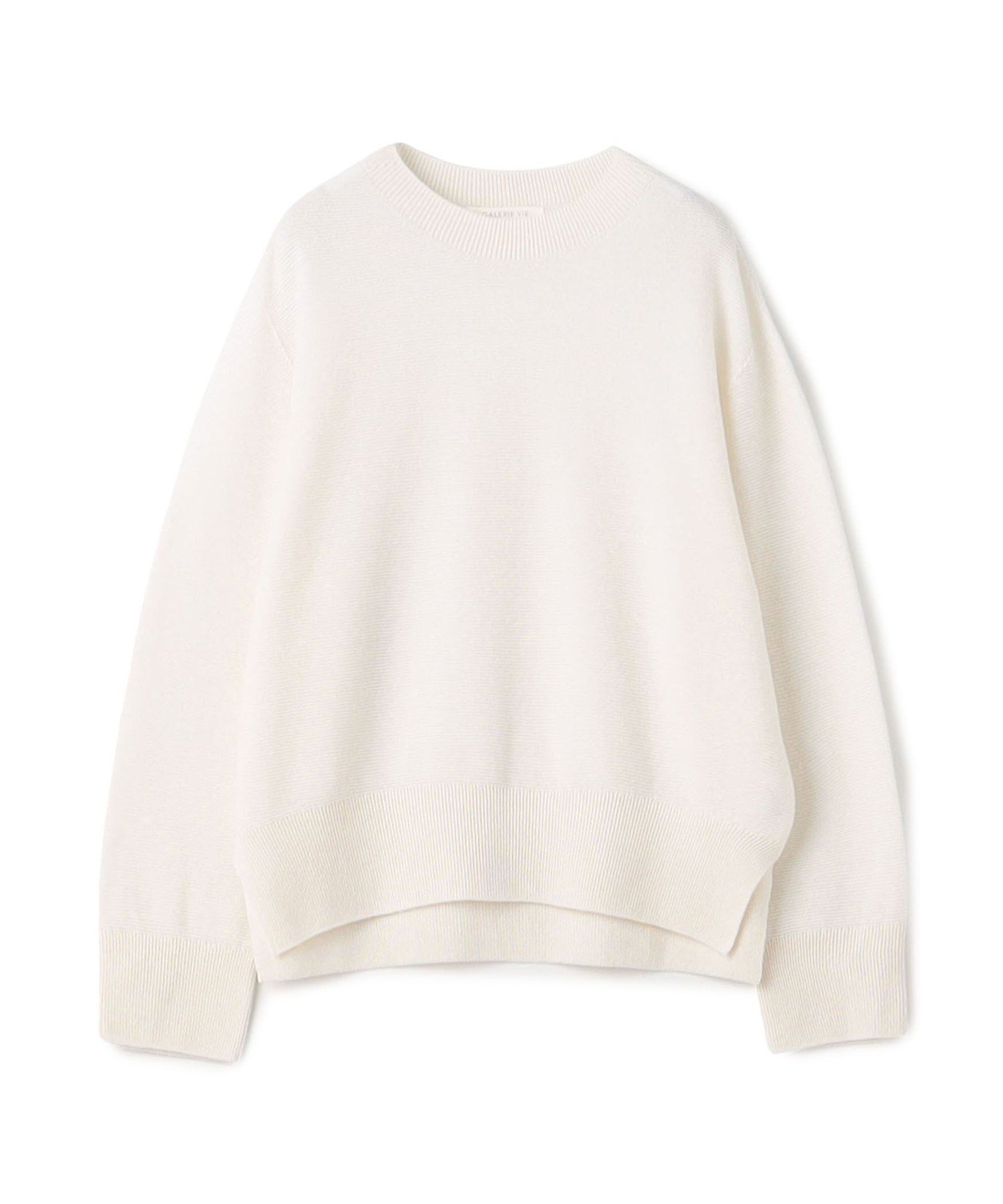 【トゥモローランド/TOMORROWLAND】のカシミヤコットン クルーネックプルオーバー インテリア・キッズ・メンズ・レディースファッション・服の通販 founy(ファニー) 　ファッション　Fashion　レディースファッション　Fashion for Women　トップス・カットソー　Cut & Sew Tops　カジュアルプルオーバー・ニットトップス　Pullovers & Knit Tops / Casual Pullovers　春　Spring　スリット　Slit, Slit Detail　ヘムライン　Hemline, Bottom Cut　ベーシック　Basic, Essential　冬　Winter / This Winter　エレガント 上品　Elegant　11 ホワイト|ID: prp329100004831045 ipo3291000000035171534