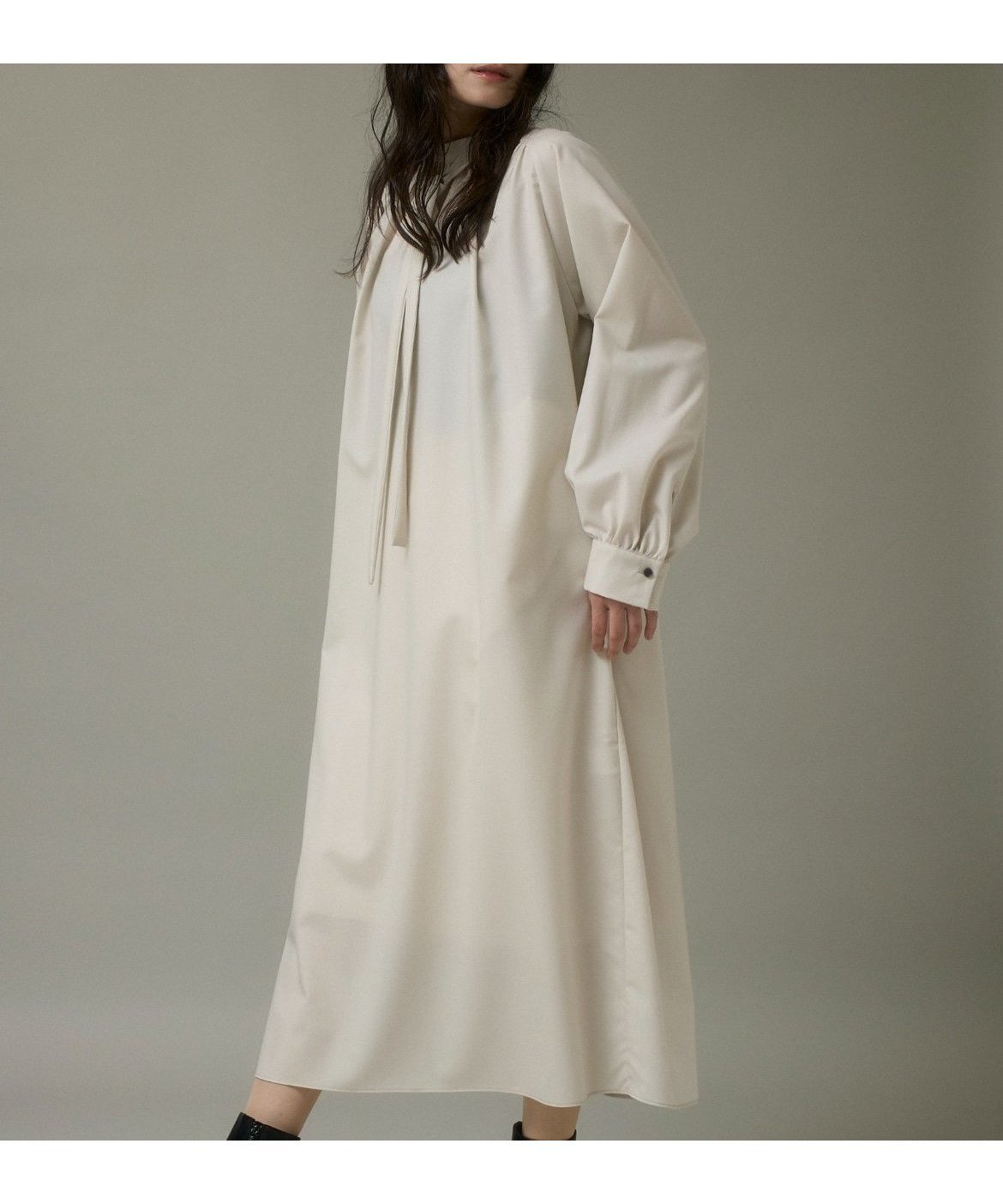 【イッツインターナショナル/I.T.'S. international】のウール2WAYワンピース《アリエスウール Super120S 》 インテリア・キッズ・メンズ・レディースファッション・服の通販 founy(ファニー) 　ファッション　Fashion　レディースファッション　Fashion for Women　ワンピース　Dresses　スマート　Smart, Elegant　なめらか　Smooth, Silky Texture　ペチコート　Petticoat, Underskirt　ポケット　Pocket, Pocket Detail　リボン　Ribbon, Bow　ベージュ|ID: prp329100004831051 ipo3291000000035171697