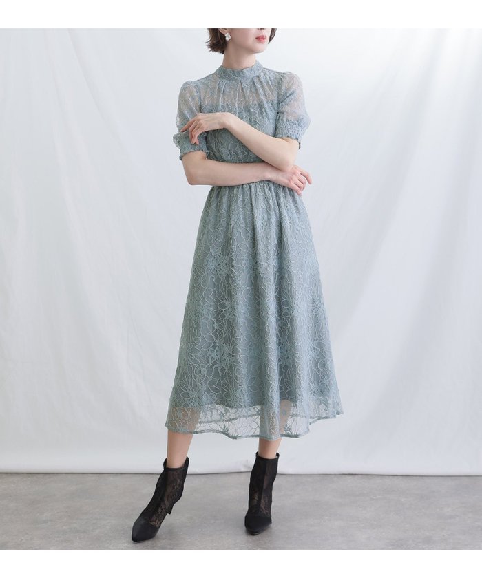 【プールヴー/PourVous】のバックリボンシャーリング結婚式オケージョンドレス同窓会パーティードレスお呼ばれ インテリア・キッズ・メンズ・レディースファッション・服の通販 founy(ファニー) https://founy.com/ ファッション Fashion レディースファッション Fashion for Women ワンピース Dresses フォーマル・パーティードレス・結婚式用ドレス Elegant & Casual Dresses オケージョン Occasion Wear シャーリング Shirring, Ruched デコルテ Décolleté, Neckline ドレス Dress, One-Piece フェミニン Feminine, Girly リボン Ribbon, Bow レース Lace, Lace Fabric おすすめ Recommended / Our Picks セレモニー Ceremony 結婚式 Wedding 二次会 After Party |ID: prp329100004831055 ipo3291000000035171785