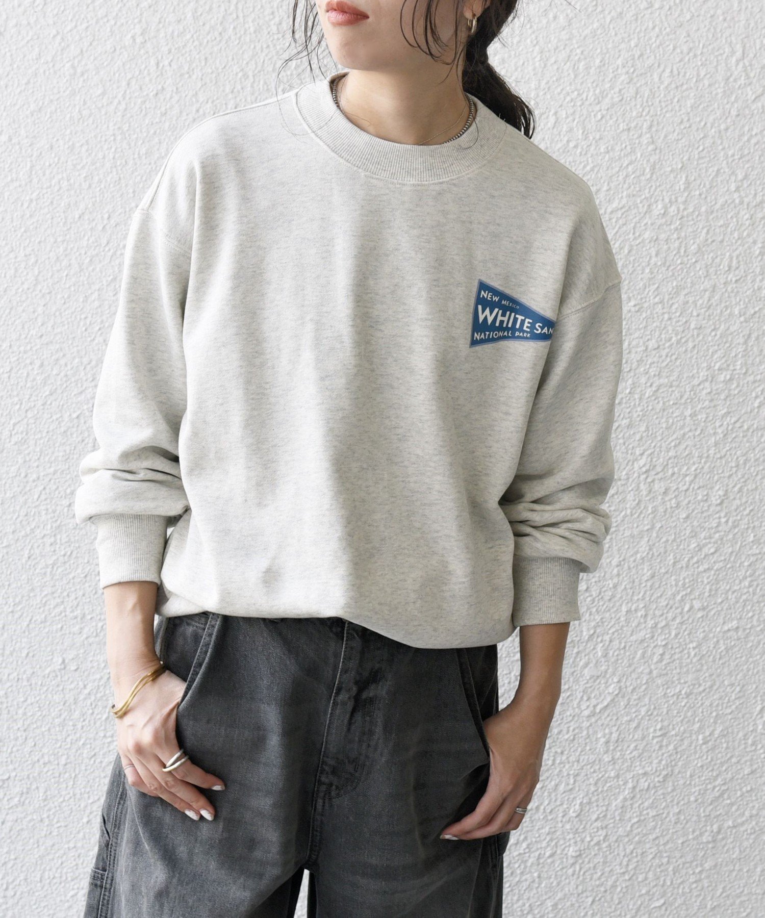 【シップス フォー ウィメン/SHIPS】の【WEB限定】SHIPS any NATIONAL PARK プリント スウェット 24FW (ユニセックス) インテリア・キッズ・メンズ・レディースファッション・服の通販 founy(ファニー) 　ファッション　Fashion　レディースファッション　Fashion for Women　トップス・カットソー　Cut & Sew Tops　レディースパーカー・カジュアルフーディー　Casual Hoodies & Sweatshirts　スウェット・クルーネックトップス　Sweatshirts & Crewnecks / Relaxed Fit Sweat Tops　インナー　Innerwear　クッション　Cushion, Throw Pillow　グラフィック　Graphic, Graphic Design　スウェット / スエット　Sweatshirt, Sweatwear　トレンド　Trend, Trending Now　フィット　Fit, Slim Fit　フロント　Front, Front Design　プリント　Print, Printed Pattern　リラックス　Relax, Relaxed Fit　ルーズ　Loose, Oversized　ワンポイント　One Point, Statement Accent　冬　Winter / This Winter　おすすめ　Recommended / Our Picks　ナチュラル|ID: prp329100004831057 ipo3291000000035171814