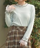 【アクシーズファム/axes femme】の格子ラメチュールメロープルオーバー 人気、トレンドファッション・服の通販 founy(ファニー) ファッション Fashion レディースファッション Fashion for Women トップス・カットソー Cut & Sew Tops カジュアルプルオーバー・ニットトップス Pullovers & Knit Tops / Casual Pullovers インナー Innerwear オーガンジー Organza Fabric 春 Spring シルバー Silver, Metallic Silver チェック Check, Plaid, Tartan チュール Tulip, Tulip Motif パール Pearl, Pearl Accent ビジュー Bijou, Jewel-like Accent フラワー Flower, Floral フリル Frill, Ruffle ブレスレット Bracelet, Wristband おすすめ Recommended / Our Picks thumbnail ミント|ID: prp329100004831060 ipo3291000000035172018