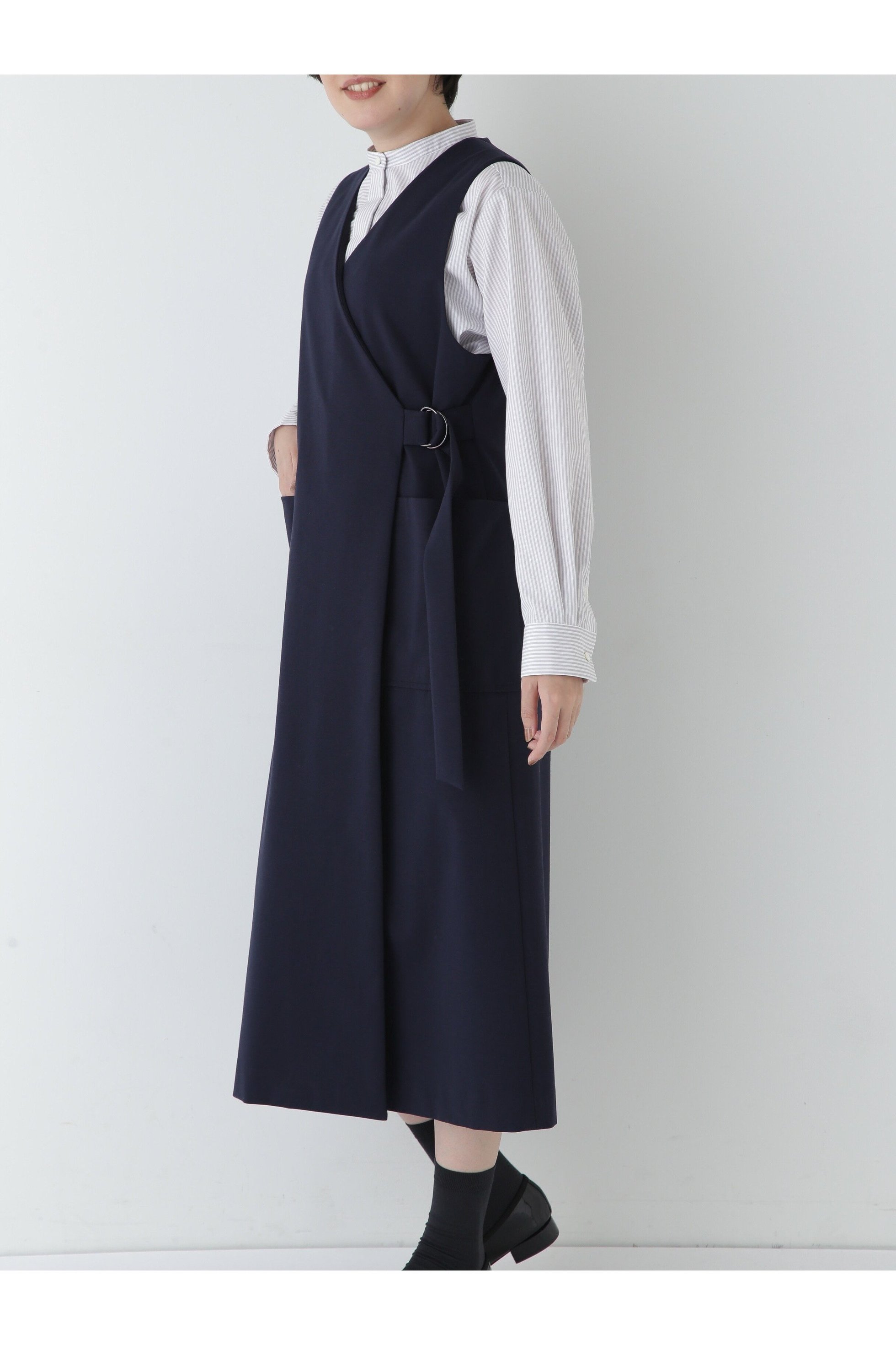 【ヒューマンウーマン/HUMAN WOMAN】のストレッチポンチラップワンピース 人気、トレンドファッション・服の通販 founy(ファニー) 　ファッション　Fashion　レディースファッション　Fashion for Women　ワンピース　Dresses　おすすめ　Recommended / Our Picks　インナー　Innerwear　オケージョン　Occasion Wear　カシュクール　Wrap Design　スタンダード　Standard, Basic　ストレッチ　Stretch, Stretchy Fabric　ビジネス 仕事 通勤　Business / Work / Commuting　 other-1|ID: prp329100004831064 ipo3291000000035172045