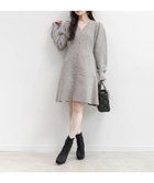 【ランダ/RANDA】の【選べる丈感】ツイードライクニットワンピース 人気、トレンドファッション・服の通販 founy(ファニー) ファッション Fashion レディースファッション Fashion for Women ワンピース Dresses ニットワンピース Knit Dresses おすすめ Recommended / Our Picks クラシカル Classical, Vintage-Inspired デコルテ Décolleté, Neckline フェミニン Feminine, Girly フレア Flare, Flared ロング Long, Long-Length thumbnail GRAY|ID: prp329100004831066 ipo3291000000035172074