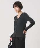 【ユナイテッドアローズ/UNITED ARROWS】の18G ウール フィット リブ カーディガン 人気、トレンドファッション・服の通販 founy(ファニー) ファッション Fashion レディースファッション Fashion for Women トップス・カットソー Cut & Sew Tops カーディガン・羽織り Layered Style Cardigans カーディガン Cardigan, Knitwear シンプル Simple, Minimal フィット Fit, Slim Fit ロング Long, Long-Length thumbnail DK.GRAY|ID: prp329100004831084 ipo3291000000035172431