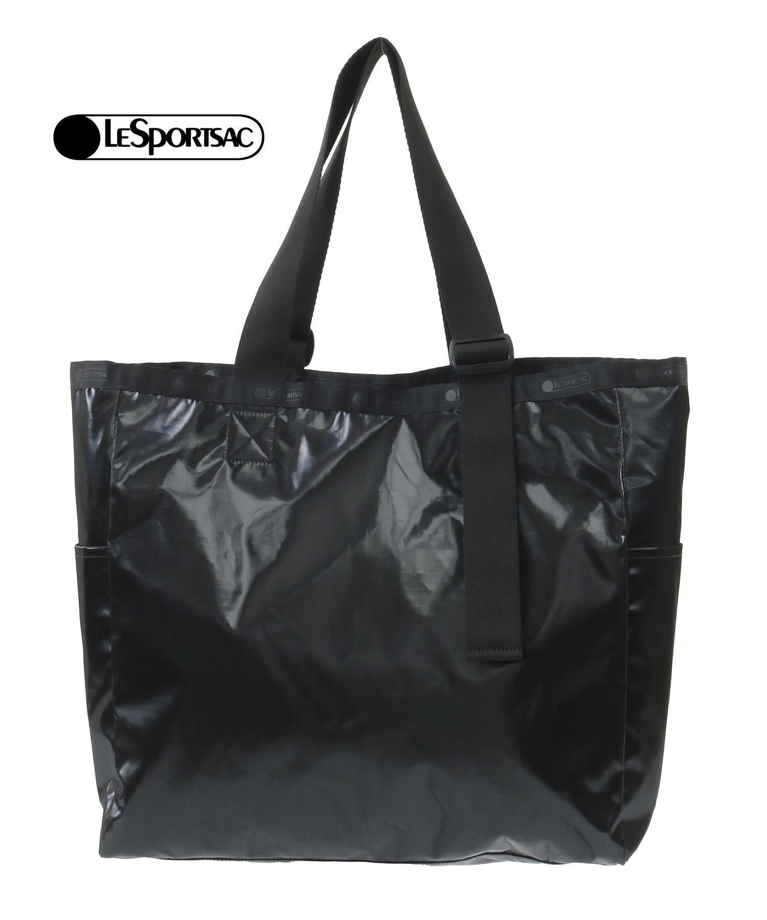 【コンバーストウキョウ/CONVERSE TOKYO】の【LeSportsac】ADJUSTABLE REVERSIBLE TOTE BAG インテリア・キッズ・メンズ・レディースファッション・服の通販 founy(ファニー) 　ファッション　Fashion　レディースファッション　Fashion for Women　バッグ　Bags　スポーツウェア　Functional & Stylish Sportswear　スポーツバッグ・ジム用ポーチ・バックパック　Gym Bag / Sports Backpack / Pouch for Training　コレクション　Collection, Seasonal Line　シンプル　Simple, Minimal　ニューヨーク　New York, NYC Style　人気　Popular, Best Seller　フォルム　Silhouette, Form　ポケット　Pocket, Pocket Detail　ポーチ　Pouch, Small Case　別注　Limited Edition, Custom Order　リバーシブル　Reversible, Two-Sided　おすすめ　Recommended / Our Picks　旅行　Travel　ビジネス 仕事 通勤　Business / Work / Commuting　ブラック|ID: prp329100004831087 ipo3291000000035172472