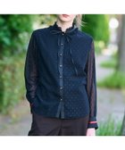 【ドレステリア/DRESSTERIOR】の【洗える/シアー素材/otonaMUSE 11月号掲載】フィルムドットブラウス ブラック|ID: prp329100004831089 ipo3291000000035172512