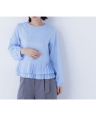 【ナチュラル ビューティー ベーシック/NATURAL BEAUTY BASIC】のプリーツヘムブラウス 人気、トレンドファッション・服の通販 founy(ファニー) ファッション Fashion レディースファッション Fashion for Women トップス・カットソー Cut & Sew Tops シャツ・ブラウス・オフィスカジュアル Elegant Blouses & Button-Ups おすすめ Recommended / Our Picks カーディガン Cardigan, Knitwear クロップド Cropped, Short Length デニム Denim, Jeans Material thumbnail ブルー|ID: prp329100004831095 ipo3291000000035172566