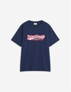 【メゾン キツネ/MAISON KITSUNE】のMK x AUTRY VARSITY TEE-SHIRT 人気、トレンドファッション・服の通販 founy(ファニー) ファッション Fashion レディースファッション Fashion for Women トップス・カットソー Cut & Sew Tops シャツ・ブラウス・オフィスカジュアル Elegant Blouses & Button-Ups イタリア Italy シンプル Simple, Minimal スニーカー Sneakers, Trainers プリント Print, Printed Pattern レギュラー Regular, Standard Fit 半袖 Short Sleeve, Half Sleeve thumbnail FRENCH NAVY|ID: prp329100004831100 ipo3291000000035172625