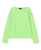 【トゥモローランド/TOMORROWLAND】のLE MINOR ボートネックプルオーバー 人気、トレンドファッション・服の通販 founy(ファニー) ファッション Fashion レディースファッション Fashion for Women トップス・カットソー Cut & Sew Tops カジュアルプルオーバー・ニットトップス Pullovers & Knit Tops / Casual Pullovers コンパクト Compact, Small Size フランス France, French ベーシック Basic, Essential ボトム Bottoms, Lower Wear ボーダー Border, Stripe thumbnail 53 グリーン|ID: prp329100004831101 ipo3291000000035172632