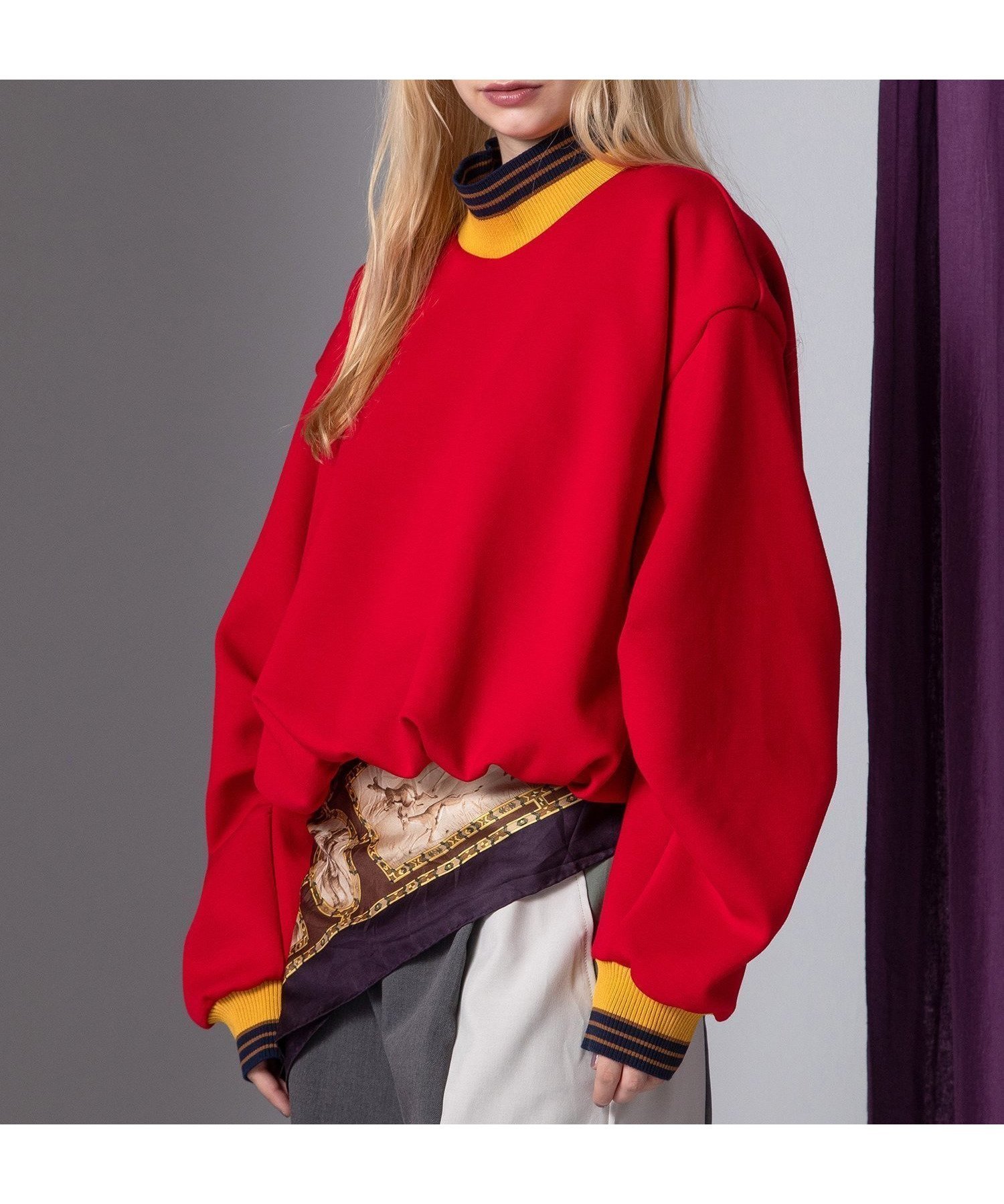 【アウラアイラ/AULA AILA】のMULTI BORDER BALLOON PULLOVER インテリア・キッズ・メンズ・レディースファッション・服の通販 founy(ファニー) 　ファッション　Fashion　レディースファッション　Fashion for Women　トップス・カットソー　Cut & Sew Tops　カジュアルプルオーバー・ニットトップス　Pullovers & Knit Tops / Casual Pullovers　2025年　2025　2025-2026秋冬・A/W　Autumn/Winter 2025–26 AW25–26　冬　Winter / This Winter　ギャザー　Gathered, Ruffled　コンパクト　Compact, Small Size　ストレッチ　Stretch, Stretchy Fabric　ドローコード　Drawcord, Drawstring Cord　バランス　Balance, Style Balance　バルーン　Balloon, Balloon Silhouette　フォルム　Silhouette, Form　ボーダー　Border, Stripe　今季　This Season, Current Season　RED|ID: prp329100004831102 ipo3291000000035172639