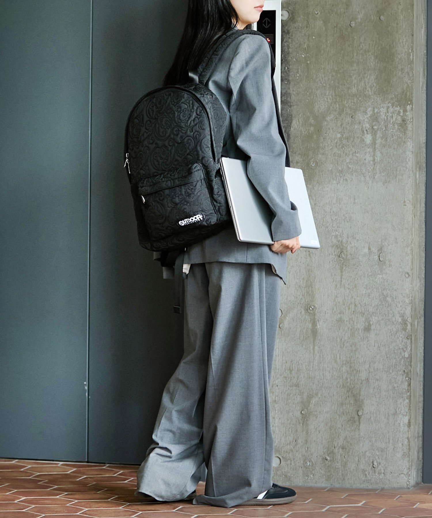 【キャセリーニ/CASSELINI】のCONTROL FREAK【OUTDOOR PRODUCTS*CONTROL FREAK】ペイズリーキルトバッグパック インテリア・キッズ・メンズ・レディースファッション・服の通販 founy(ファニー) 　ファッション　Fashion　レディースファッション　Fashion for Women　アウトドア　Outdoor Clothing　軽量　Lightweight, Ultra Light　シンプル　Simple, Minimal　スタンダード　Standard, Basic　デイパック　Daypack, Casual Backpack　トレンド　Trend, Trending Now　定番　Standard, Basic Item　ベーシック　Basic, Essential　ペイズリー　Paisley, Ethnic Pattern　ポケット　Pocket, Pocket Detail　別注　Limited Edition, Custom Order　ビジネス 仕事 通勤　Business / Work / Commuting　ブラック|ID: prp329100004831105 ipo3291000000035172724