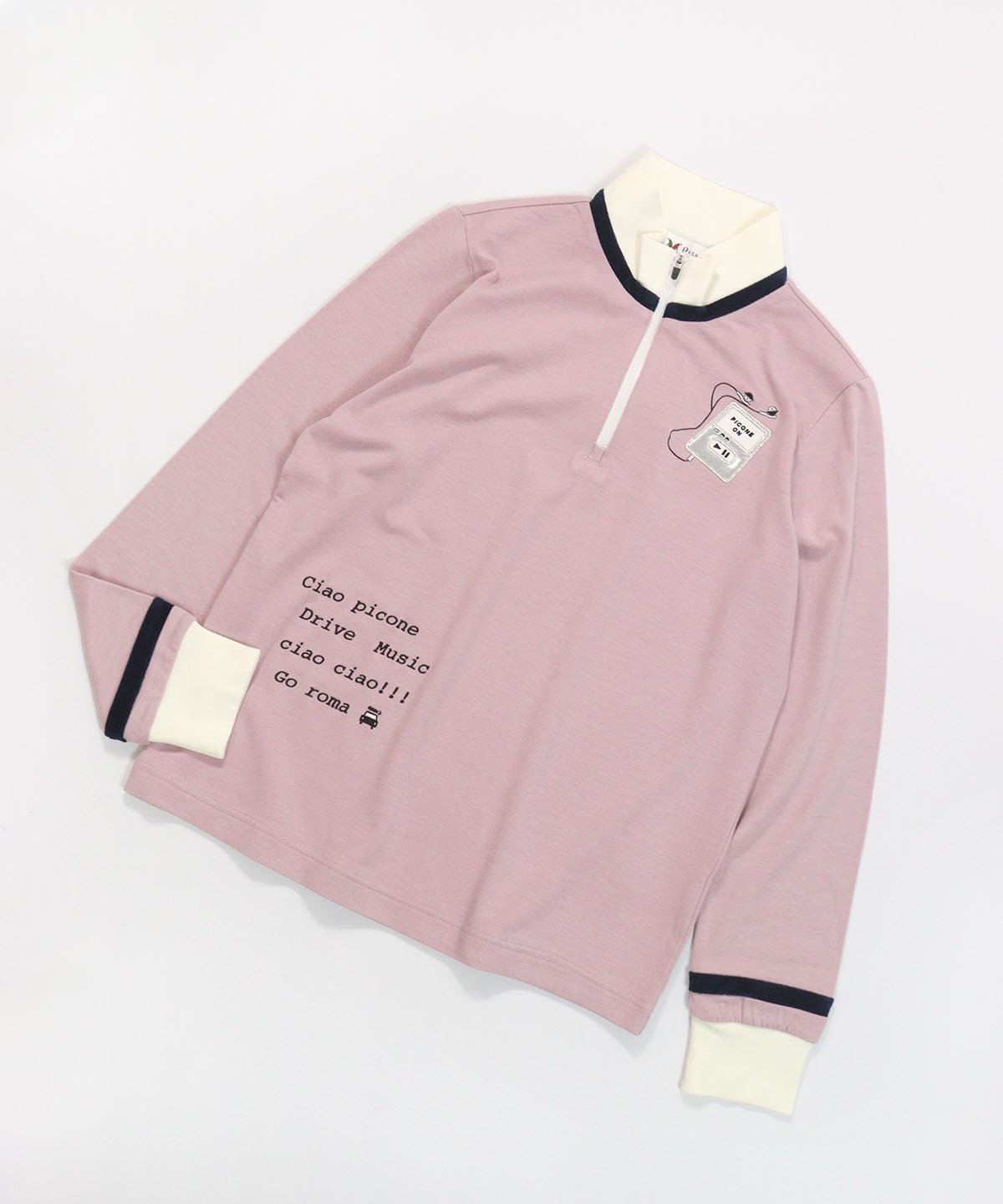 【ピッコーネクラブ/Picone Club】の【ピッコーネクラブ公式】ベロアライン保温起毛プルオーバー インテリア・キッズ・メンズ・レディースファッション・服の通販 founy(ファニー) 　ファッション　Fashion　レディースファッション　Fashion for Women　トップス・カットソー　Cut & Sew Tops　カジュアルプルオーバー・ニットトップス　Pullovers & Knit Tops / Casual Pullovers　ベロアトップス　Velour Tops / Velvet-Look Items　インナー　Innerwear　ジップ　Zip, Zipper　ストレッチ　Stretch, Stretchy Fabric　タートル　Turtleneck, Turtle Collar　ハイネック　High Neck, Mock Neck　ベロア　Velour, Soft Velvet　楽ちん　Easy Fit, Comfortable　おすすめ　Recommended / Our Picks　ピンク|ID: prp329100004831108 ipo3291000000035172741