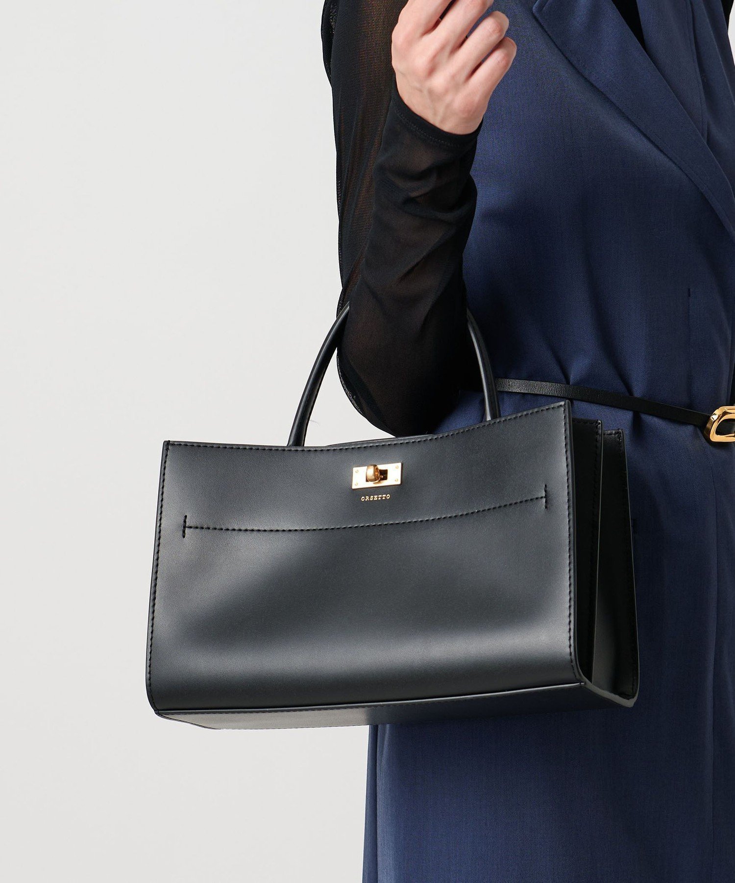 【ユナイテッドアローズ/UNITED ARROWS】のORSETTO SCATOLA 2WAY バッグ 人気、トレンドファッション・服の通販 founy(ファニー) 　ファッション　Fashion　レディースファッション　Fashion for Women　バッグ　Bags　シンプル　Simple, Minimal　スクエア　Square, Square Shape　スタイリッシュ　Stylish, Fashionable　バランス　Balance, Style Balance　フォルム　Silhouette, Form　フォーマル　Formal, Dressy　ビジネス 仕事 通勤　Business / Work / Commuting　 other-1|ID: prp329100004831118 ipo3291000000035173008