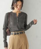 【シップス フォー ウィメン/SHIPS】の【SHIPS別注】miller シアー ヘンリー ネック ロング スリーブ TEE 人気、トレンドファッション・服の通販 founy(ファニー) ファッション Fashion レディースファッション Fashion for Women インナー Innerwear キャミソール Camisole, Spaghetti Strap Top シアー Sheer, See-Through スリーブ Sleeve, Long Sleeve / Short Sleeve タンク Tank Top, Sleeveless Top 人気 Popular, Best Seller ポケット Pocket, Pocket Detail 別注 Limited Edition, Custom Order ロング Long, Long-Length おすすめ Recommended / Our Picks 2025年 2025 2025-2026秋冬・A/W Autumn/Winter 2025–26 AW25–26 thumbnail ダークグレー|ID: prp329100004831123 ipo3291000000035173048