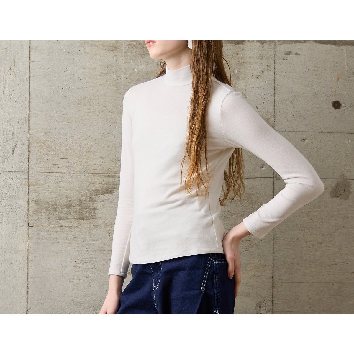 【リリアンビューティエクラ/Liliane Burty ECLAT】の【S・Mサイズ】ミップベア天 ハイネックTシャツ インテリア・キッズ・メンズ・レディースファッション・服の通販 founy(ファニー) 　ファッション　Fashion　レディースファッション　Fashion for Women　トップス・カットソー　Cut & Sew Tops　シャツ・ブラウス・オフィスカジュアル　Elegant Blouses & Button-Ups　ロングTシャツ・Tシャツ　Longline T-Shirts & Tees　インナー　Innerwear　カットソー　Cut and Sewn Top　コレクション　Collection, Seasonal Line　シンプル　Simple, Minimal　ジャケット　Jacket, Outerwear　長袖　Long Sleeve, Full Sleeve　ハイネック　High Neck, Mock Neck　ベスト　Vest, Waistcoat　ベーシック　Basic, Essential　リュクス　Luxury, Elegant, High-End, Chic　A/W・秋冬　Autumn/Winter　オフ|ID: prp329100004831129 ipo3291000000035173165