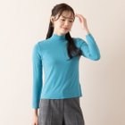 【リリアンビューティエクラ/Liliane Burty ECLAT】の【S・Mサイズ】ミップベア天 ハイネックTシャツ 人気、トレンドファッション・服の通販 founy(ファニー) ファッション Fashion レディースファッション Fashion for Women トップス・カットソー Cut & Sew Tops シャツ・ブラウス・オフィスカジュアル Elegant Blouses & Button-Ups ロングTシャツ・Tシャツ Longline T-Shirts & Tees インナー Innerwear カットソー Cut and Sewn Top コレクション Collection, Seasonal Line シンプル Simple, Minimal ジャケット Jacket, Outerwear 長袖 Long Sleeve, Full Sleeve ハイネック High Neck, Mock Neck ベスト Vest, Waistcoat ベーシック Basic, Essential リュクス Luxury, Elegant, High-End, Chic A/W・秋冬 Autumn/Winter thumbnail ターコイズ|ID: prp329100004831129 ipo3291000000035173168