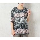 【ミゼール/MISSEL】の【洗える・アンサンブル可能】幾何柄Tシャツ 人気、トレンドファッション・服の通販 founy(ファニー) ファッション Fashion レディースファッション Fashion for Women トップス・カットソー Cut & Sew Tops アンサンブルニット Knit Ensembles & Twin Sets シャツ・ブラウス・オフィスカジュアル Elegant Blouses & Button-Ups ロングTシャツ・Tシャツ Longline T-Shirts & Tees アンサンブル Ensemble Set インナー Innerwear エレガント 上品 Elegant 洗える Machine Washable カットソー Cut and Sewn Top グラデーション Gradient, Ombre サマー Summer, Summer Style ベスト Vest, Waistcoat thumbnail ピンク|ID: prp329100004831133 ipo3291000000035173213