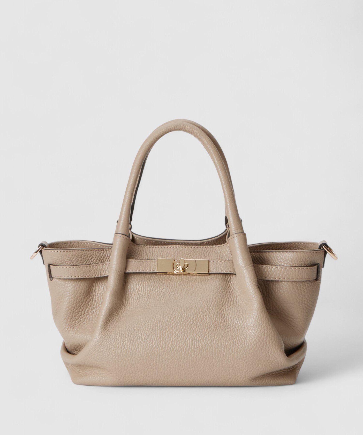 【アナイ/ANAYI】のターンロック付き2WAYショルダーバッグ インテリア・キッズ・メンズ・レディースファッション・服の通販 founy(ファニー) 　ファッション　Fashion　レディースファッション　Fashion for Women　バッグ　Bags　オケージョン　Occasion Wear　ギャザー　Gathered, Ruffled　スマート　Smart, Elegant　フェミニン　Feminine, Girly　ポケット　Pocket, Pocket Detail　エレガント 上品　Elegant　再入荷　Restock / Back in Stock　A/W・秋冬　Autumn/Winter　greige|ID: prp329100004831138 ipo3291000000035173302