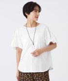 【エヴェックス バイ クリツィア/EVEX by KRIZIA】の【接触冷感】【マシンウォッシャブル】スパンローンコンビカットソー 人気、トレンドファッション・服の通販 founy(ファニー) ファッション Fashion レディースファッション Fashion for Women トップス・カットソー Cut & Sew Tops カットソー・ベーシックTシャツ Cut-and-Sewn Tops / Stretch Tees & Basics コンビ Combo, Combination Style シンプル Simple, Minimal ベーシック Basic, Essential A/W・秋冬 Autumn/Winter thumbnail オフホワイト|ID: prp329100004831139 ipo3291000000035173312