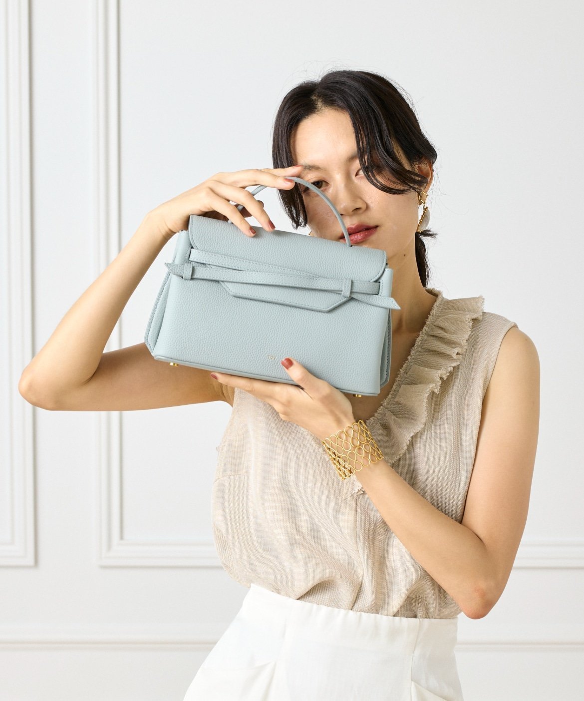 【イネド/INED】のMINI M バッグ《TOV》 インテリア・キッズ・メンズ・レディースファッション・服の通販 founy(ファニー) ファッション Fashion レディースファッション Fashion for Women クラシカル Classical, Vintage-Inspired コンパクト Compact, Small Size ショルダー Shoulder, Shoulder Strap スマート Smart, Elegant フラップ Flap, Flap Pocket ポケット Pocket, Pocket Detail マグネット Magnet, Magnetic Closure ラップ Wrap, Wrap Design おすすめ Recommended / Our Picks サックス|ID: prp329100004831157 ipo3291000000035173612