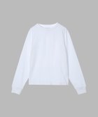 【アニエスベー ファム/agnes b. FEMME】のコットン 長袖 Tシャツ Christie 人気、トレンドファッション・服の通販 founy(ファニー) ファッション Fashion レディースファッション Fashion for Women トップス・カットソー Cut & Sew Tops シャツ・ブラウス・オフィスカジュアル Elegant Blouses & Button-Ups ロングTシャツ・Tシャツ Longline T-Shirts & Tees ラウンド Round, Round Neck 無地 Plain, Solid Color 長袖 Long Sleeve, Full Sleeve thumbnail ホワイト|ID: prp329100004831177 ipo3291000000035173940