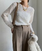 【ドゥドゥ/DouDou】の【完売カラー再追加!】リンクルフラワーシャーリングプルオーバー 人気、トレンドファッション・服の通販 founy(ファニー) ファッション Fashion レディースファッション Fashion for Women トップス・カットソー Cut & Sew Tops カジュアルプルオーバー・ニットトップス Pullovers & Knit Tops / Casual Pullovers インナー Innerwear ジャケット Jacket, Outerwear スマート Smart, Elegant 雑誌 Magazine, Fashion Magazine レース Lace, Lace Fabric A/W・秋冬 Autumn/Winter 冬 Winter / This Winter 再入荷 Restock / Back in Stock エレガント 上品 Elegant 2025年 2025 2025-2026秋冬・A/W Autumn/Winter 2025–26 AW25–26 thumbnail オフホワイト|ID: prp329100004831179 ipo3291000000035173977