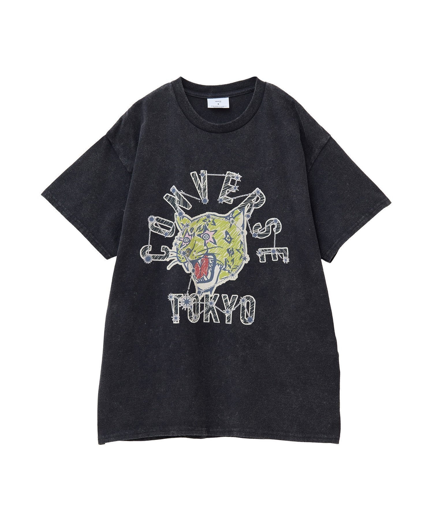 【コンバーストウキョウ/CONVERSE TOKYO】のPIGMENT DYE TIGER LOGO TEE 人気、トレンドファッション・服の通販 founy(ファニー) 　ファッション　Fashion　レディースファッション　Fashion for Women　インナー　Innerwear　ヴィンテージ　Vintage Style　カーゴパンツ　Cargo Pants, Utility Pants　グラフィック　Graphic, Graphic Design　サンダル　Sandals, Summer Shoes　シンプル　Simple, Minimal　スニーカー　Sneakers, Trainers　タンブラー　Tumbler, Travel Mug　デニム　Denim, Jeans Material　プリント　Print, Printed Pattern　半袖　Short Sleeve, Half Sleeve　ルーズ　Loose, Oversized　ワイド　Wide, Wide Fit　おすすめ　Recommended / Our Picks　 other-1|ID: prp329100004831186 ipo3291000000035174079