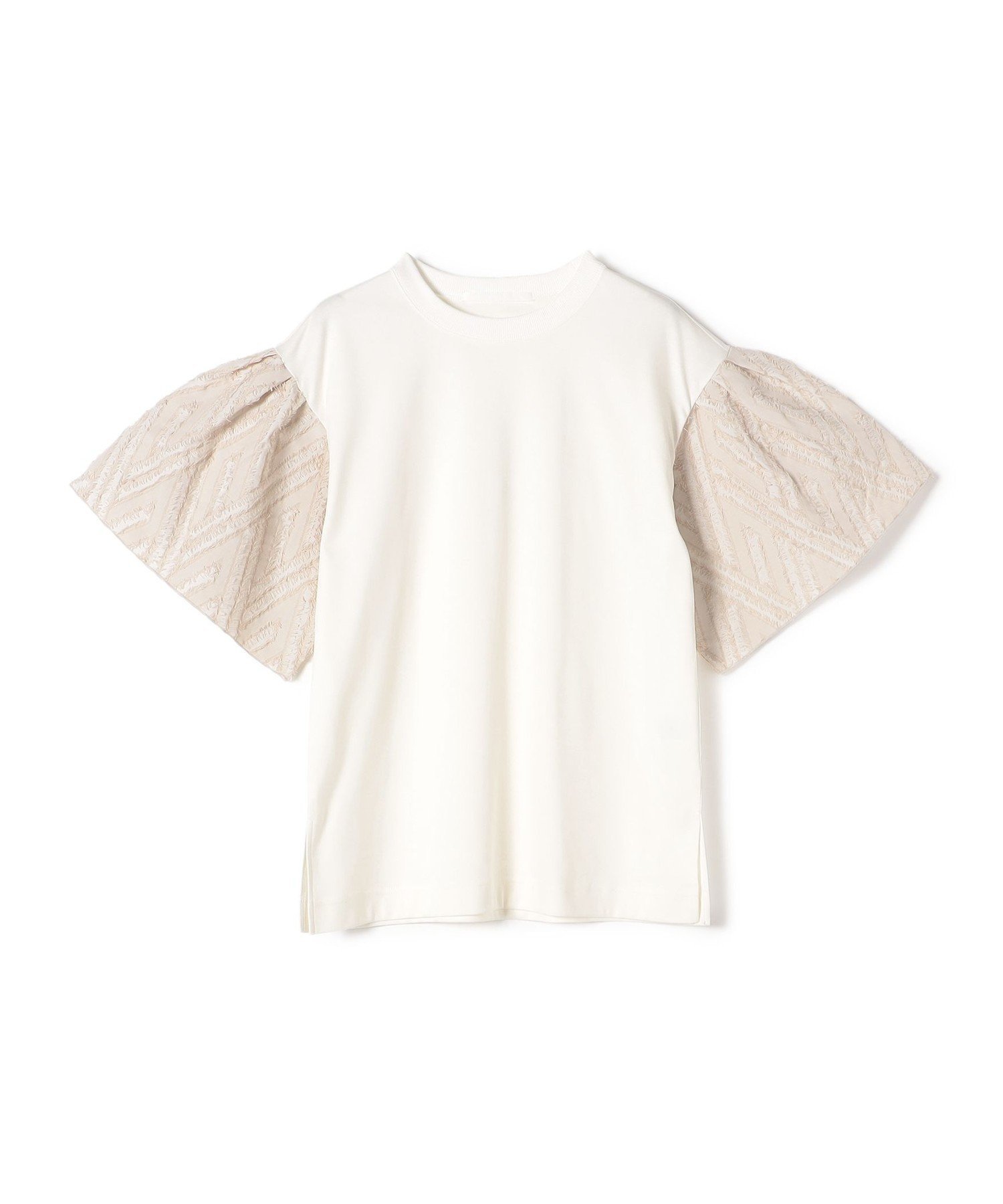 【シップス フォー ウィメン/SHIPS】のGiboulee 手洗い可能 カット ジャカード コンビ プルオーバー インテリア・キッズ・メンズ・レディースファッション・服の通販 founy(ファニー) 　ファッション　Fashion　レディースファッション　Fashion for Women　トップス・カットソー　Cut & Sew Tops　カジュアルプルオーバー・ニットトップス　Pullovers & Knit Tops / Casual Pullovers　2024年　2024　2024春夏・S/S　Spring/Summer 2024 SS24　おすすめ　Recommended / Our Picks　コンビ　Combo, Combination Style　ジャカード／ジャガード　Jacquard, Woven Pattern　デニム　Denim, Jeans Material　バランス　Balance, Style Balance　ワイド　Wide, Wide Fit　ベージュ系|ID: prp329100004831200 ipo3291000000035174318